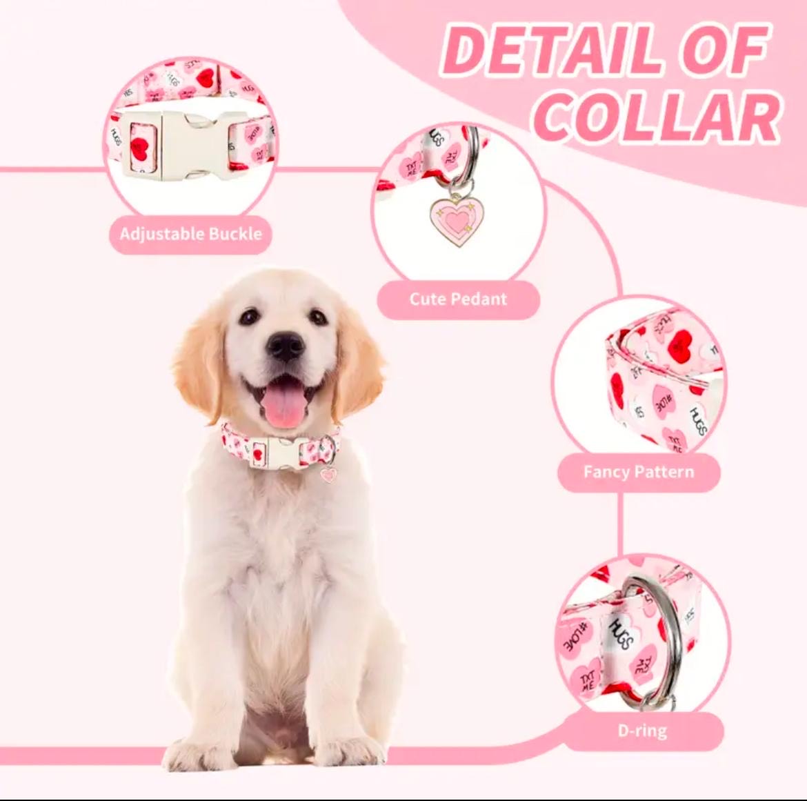 Pink Love Collar