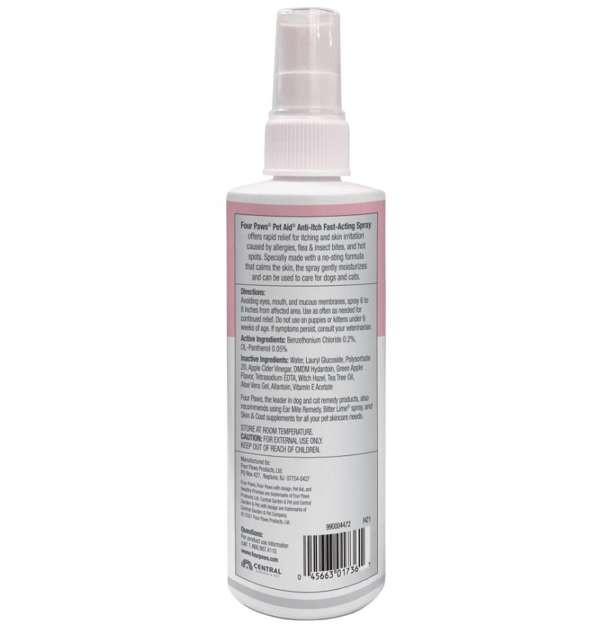 Pet Aid® Fast-Acting Anti-Itch Spray For Dogs & Cats Healthy Promise™