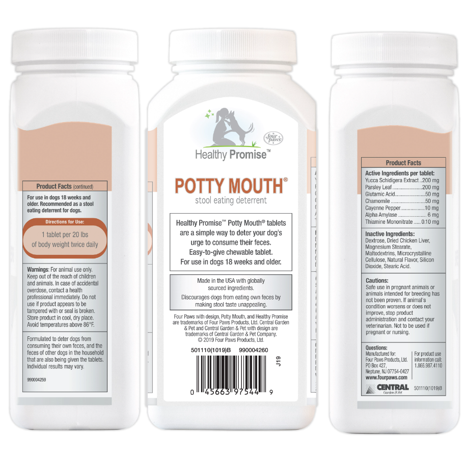 Healthy Promise™ Potty Mouth Coprophagia Supplements For Dogs