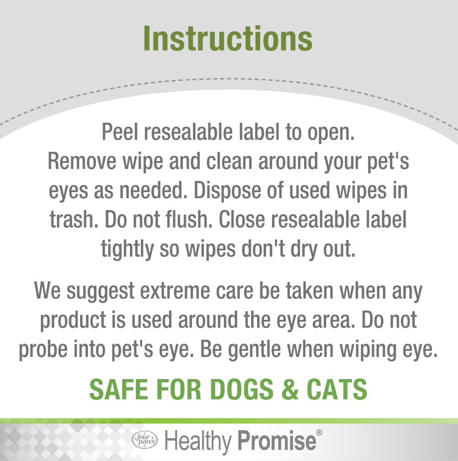 Healthy Promise™ Cat & Dog Eye Wipes