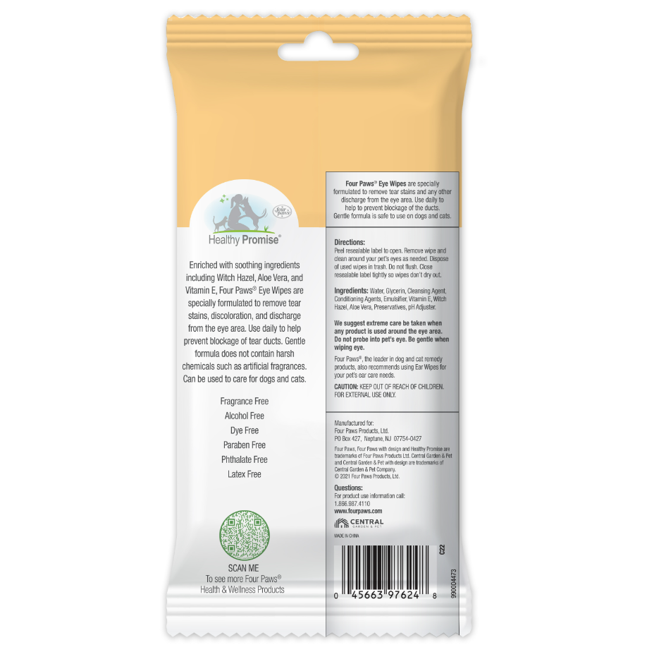 Healthy Promise™ Cat & Dog Eye Wipes