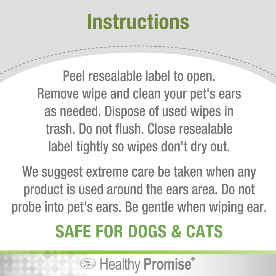 Healthy Promise™ Pet Ear Wipes