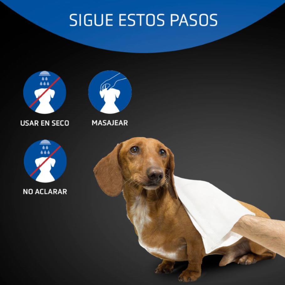 Artero Guantes Antigérmenes Para La Higiene Del Perro Plis Plas Plus