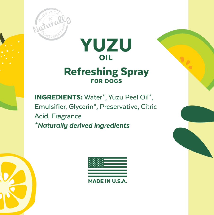 Yuzu Oil Refreshing Spray for Dogs