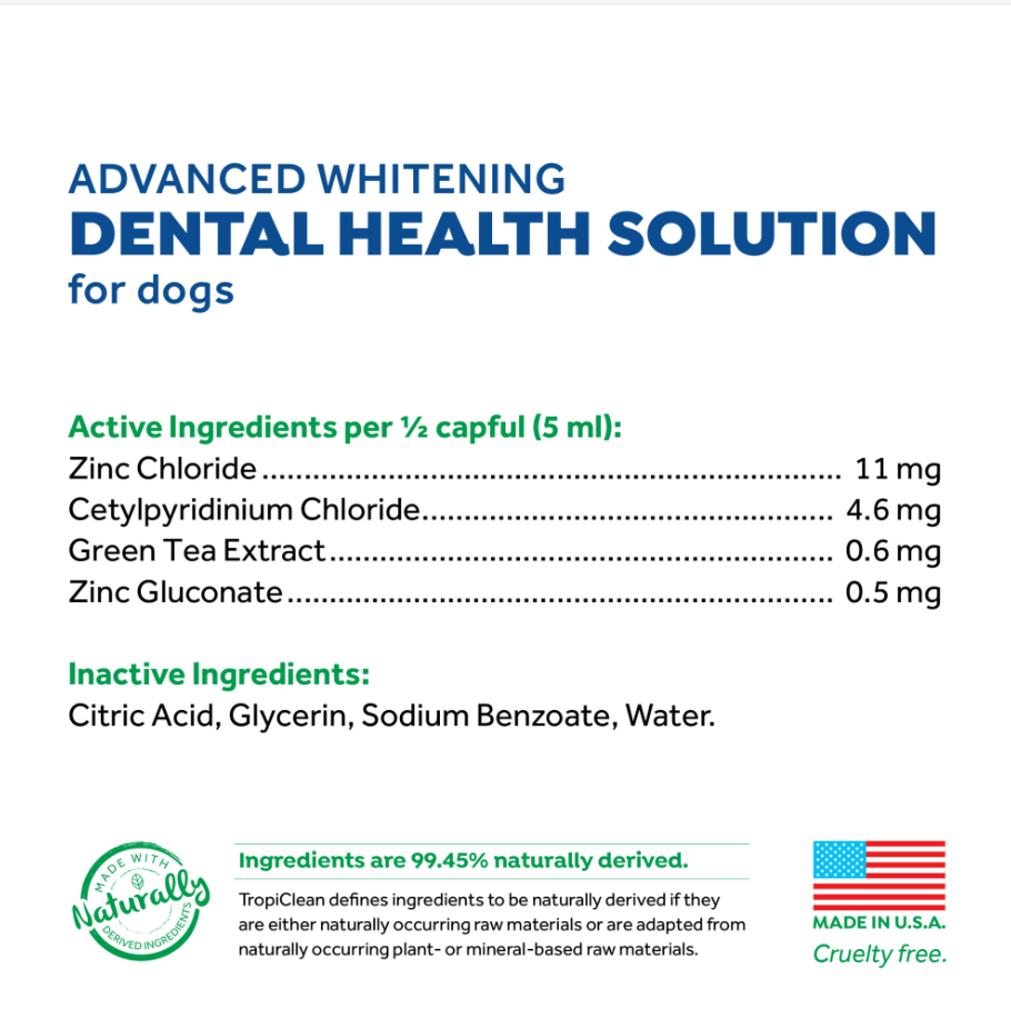 Advanced Whitening Dental Health Solution for Dogs