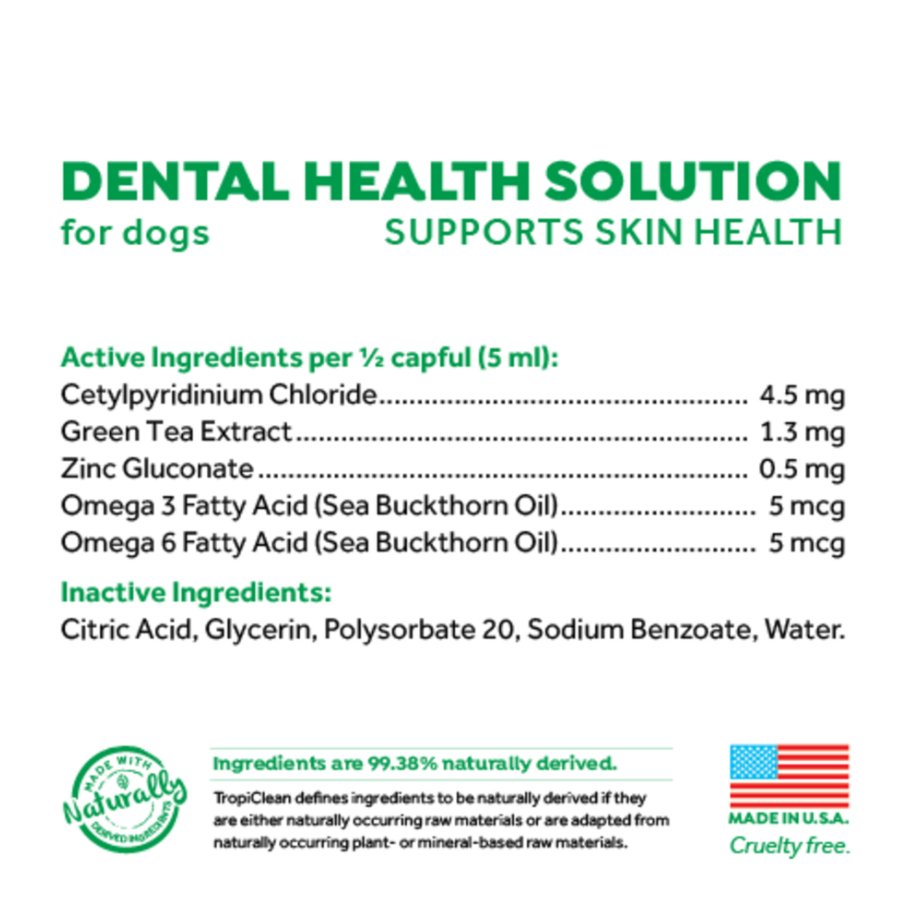 Dental Health Solution Plus Supports Skin Health for Dogs