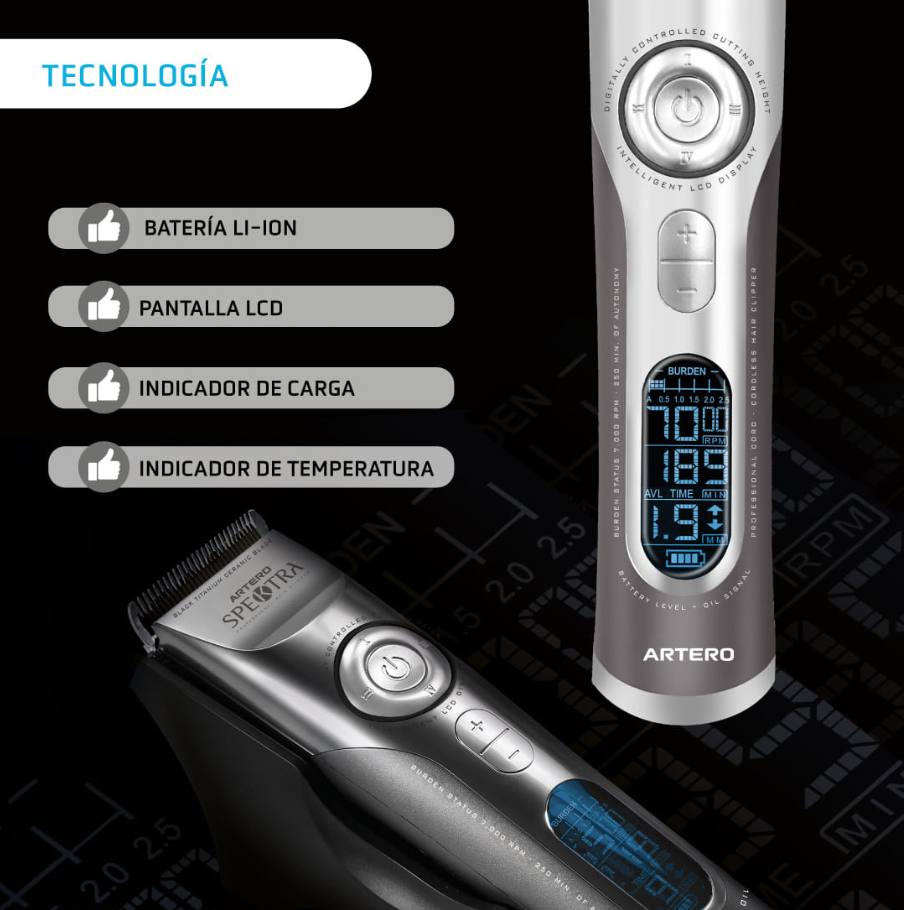 ARTERO SPEKTRA CORDLESS CLIPPER