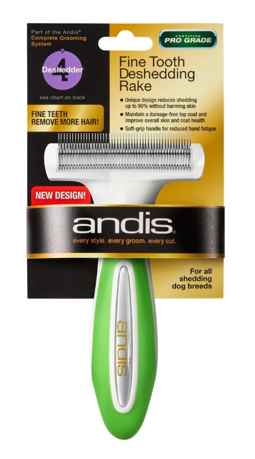 ANDIS 3" FINE TOOTH DESHEDDING RAKE