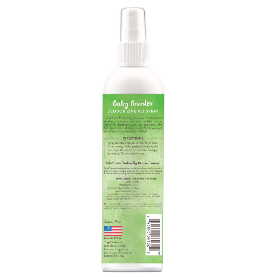 Baby Powder Deodorizing Pet Spray