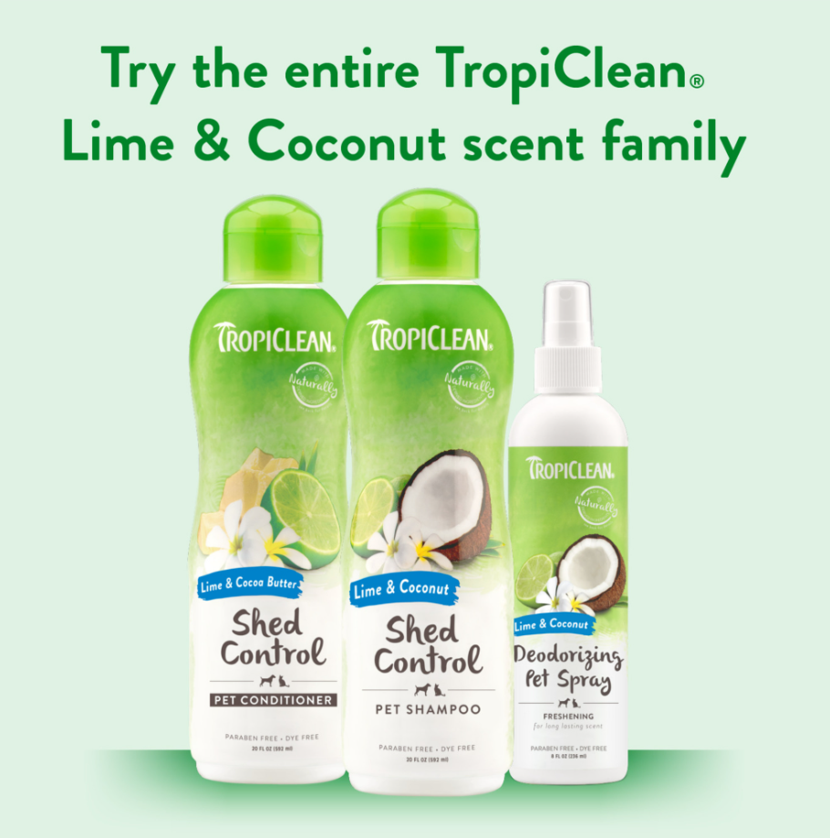 Lime & Coconut Shed Control Shampoo for Pets