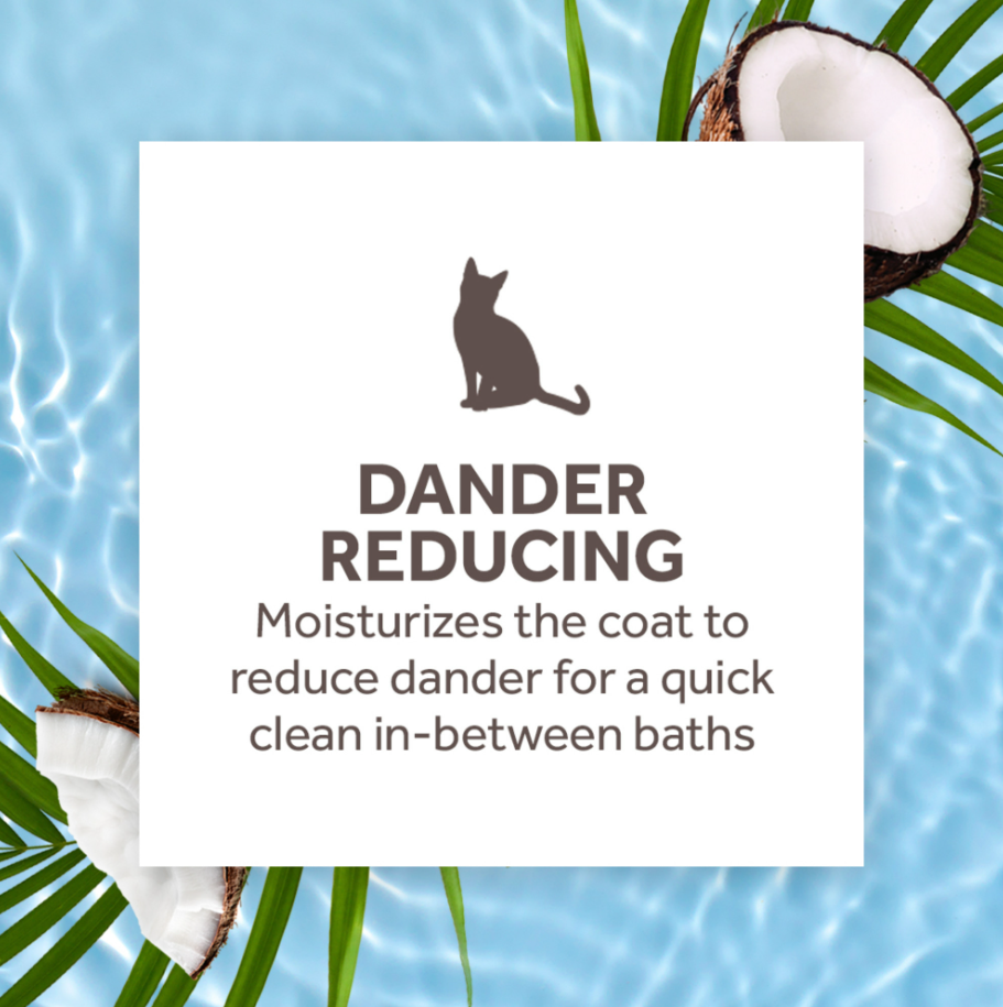 Aqua de Coco Dander Reducing Waterless Shampoo for Cats