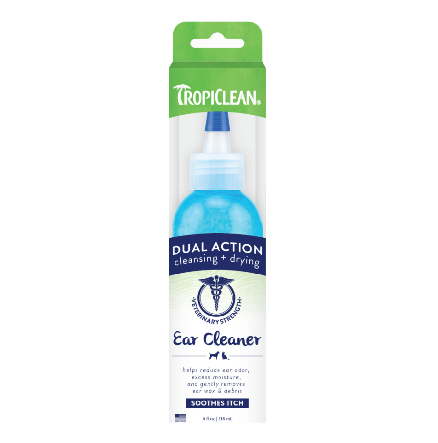 Dual Action Ear Cleaner for Pets