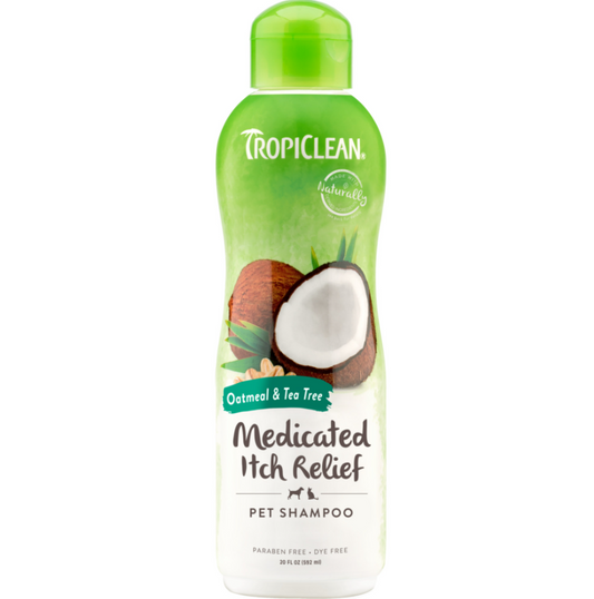 Oatmeal & Tea Tree Medicated Itch Relief Shampoo for Pets