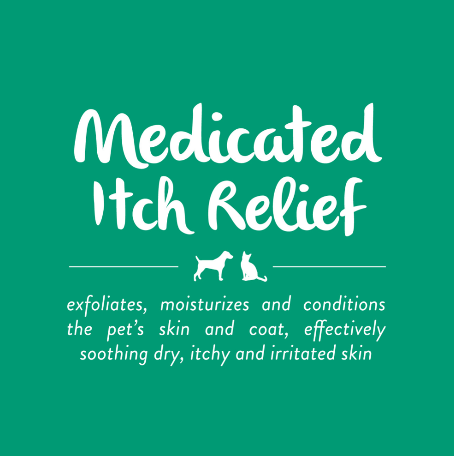 Oatmeal & Tea Tree Medicated Itch Relief Shampoo for Pets