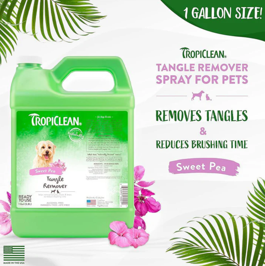 Sweet Pea Tangle Remover Spray for Pets