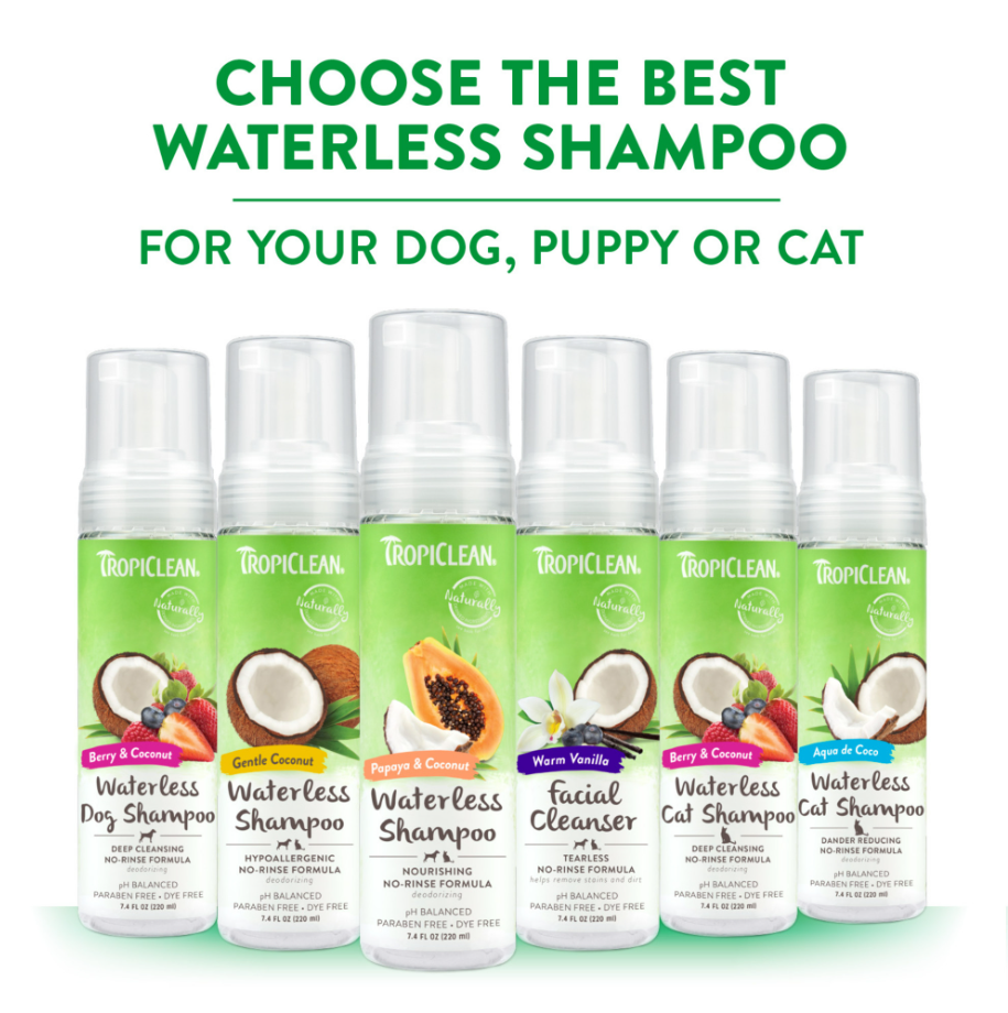 Warm Vanilla Waterless Facial Cleanser for Pets