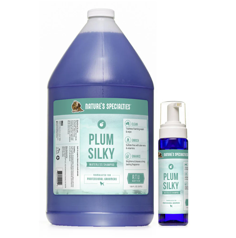 NS PLUM SILKY WATERLESS FOAM SHAMPOO