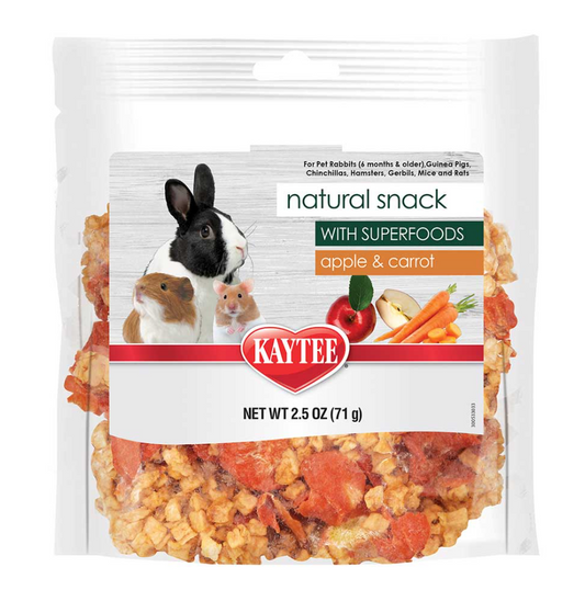 Kaytee Natural Snack Carrot Apple