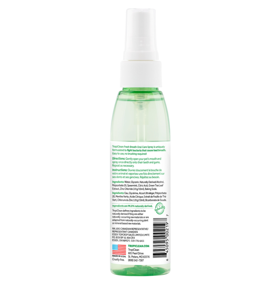 TC ORAL CARE SPRAY FOR DOGS 4OZ